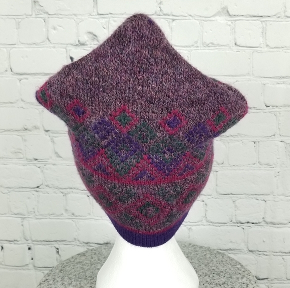 CAPELLO | wool fair isle nordic toque winter hat - Picture 4 of 7